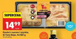 Biedronka Panini z serem i szynką El Toro Rojo oferta
