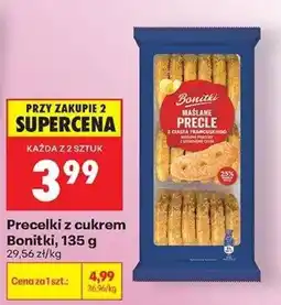 Biedronka Precelki z cukrem Bonitki oferta