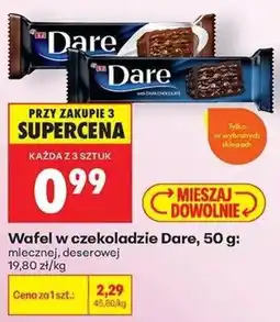 Biedronka Wafel w czekoladzie Dare oferta