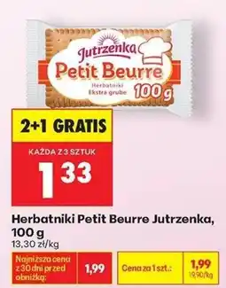 Biedronka Herbatniki Petit Beurre Jutrzenka oferta
