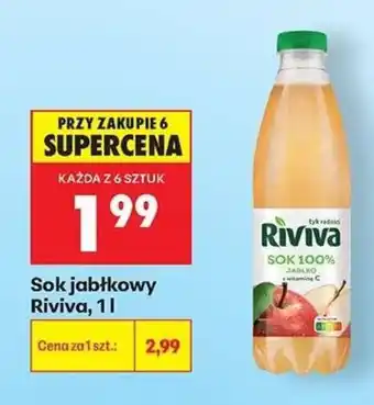 Biedronka Sok jabłkowy Riviva oferta