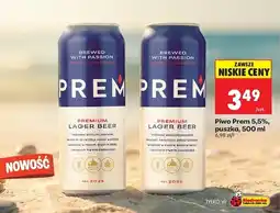Biedronka Piwo Prem oferta
