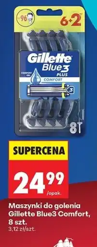 Biedronka Maszynki do golenia Gillette Blue3 Comfort oferta