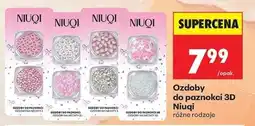Biedronka Ozdoby do paznokci 3D Niuqi oferta