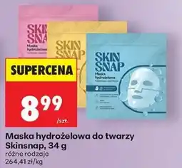 Biedronka Maska hydrożelowa do twarzy Skinsnap oferta