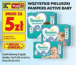 Biedronka Pieluszki Pampers Active Baby oferta