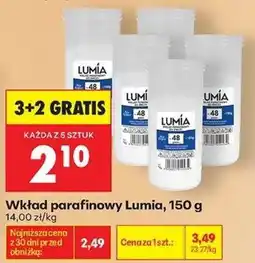 Biedronka Wkład parafinowy Lumia oferta