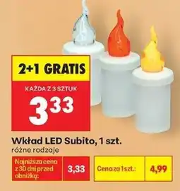 Biedronka Wkład LED Subito oferta