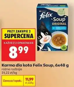 Biedronka Karma dla kota Felix Soup oferta