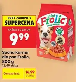Biedronka Sucha karma dla psa Frolic oferta