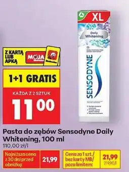 Biedronka Pasta do zębów Sensodyne Daily Whitening oferta