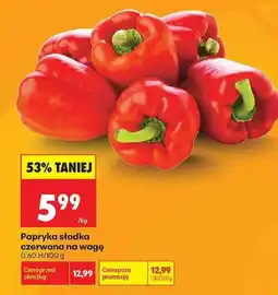 Biedronka Papryka słodka czerwona na wagę oferta