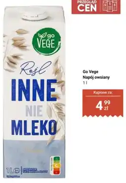 Biedronka Napój owsiany Go Vege oferta