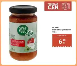 Biedronka Pesto z tofu i pomidorami Go Vege oferta