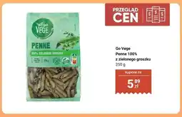 Biedronka Makaron penne z zielonego groszku Go Vege oferta