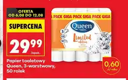 Biedronka Papier toaletowy Queen Limited Edition 3-warstwowy oferta