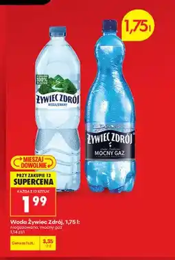Biedronka Woda niegazowana Żywiec Zdrój oferta