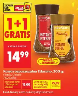 Biedronka Kawa rozpuszczalna Eduscho Family oferta
