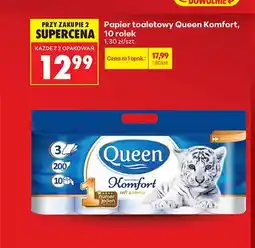 Biedronka Papier toaletowy Queen Komfort oferta
