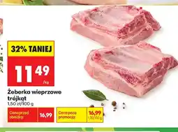Biedronka Żeberka wieprzowe trójkąt oferta