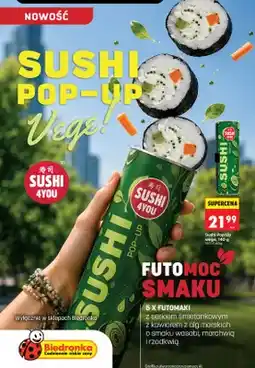 Biedronka Sushi Pop Up wege Sushi 4You oferta