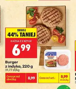 Biedronka Burger z indyka Indykpol oferta