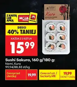 Biedronka Sushi Sakura Kuro oferta