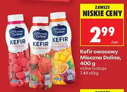 Biedronka Kefir owocowy malina Mleczna Dolina oferta