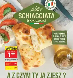 Biedronka Pieczywo Schiacciata oferta