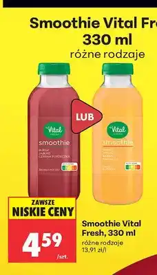 Biedronka Smoothie burak jabłko czarna porzeczka Vital Fresh oferta