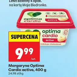 Biedronka Margaryna Optima Cardio active oferta