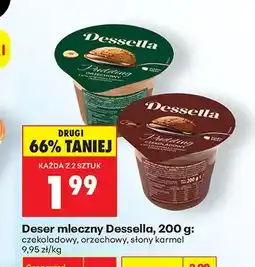 Biedronka Deser mleczny Dessella orzechowy oferta