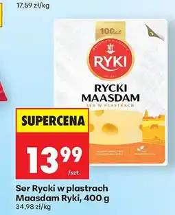 Biedronka Ser Rycki w plastrach Maasdam Ryki oferta