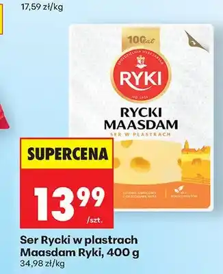 Biedronka Ser Rycki w plastrach Maasdam Ryki oferta