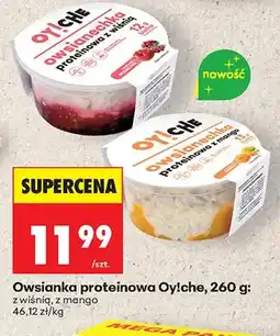 Biedronka Owsianka proteinowa Oy!che z wiśnią oferta