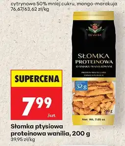 Biedronka Słomka ptysiowa proteinowa wanilia Brześć oferta