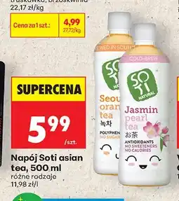 Biedronka Napój Soti Natural asian tea oferta