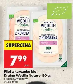 Biedronka Filet z kurczaka bio pieczony Kraina Wędlin Nature oferta
