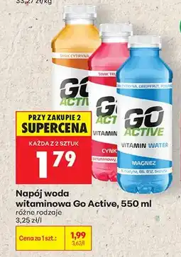 Biedronka Woda witaminowa Go Active oferta