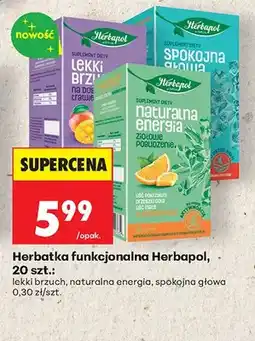 Biedronka Herbatka funkcjonalna Herbapol naturalna energia oferta