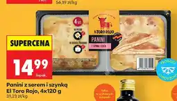 Biedronka Panini z serem i szynką El Toro Rojo 4-pak oferta