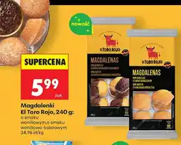 Biedronka Magdalenki o smaku waniliowym El Toro Rojo oferta