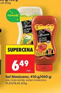 Biedronka Sos mojo verde Sol Mexicano oferta