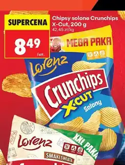 Biedronka Chipsy solone Lorenz Crunchips X-Cut oferta