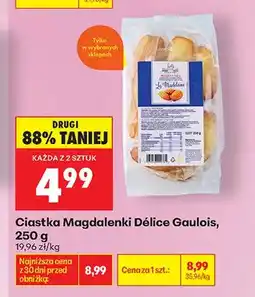 Biedronka Ciastka Magdalenki Délice Gaulois oferta