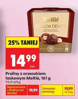 Biedronka Praliny z orzeszkiem laskowym Meltié Cocoa Delice oferta