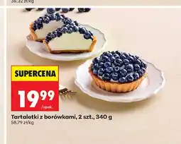Biedronka Tartaletki z borówkami 2-pak oferta