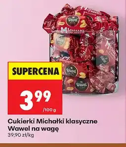 Biedronka Cukierki Michałki klasyczne Wawel na wagę oferta