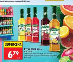 Biedronka Syrop Herbapol brzoskwinia-marakuja oferta