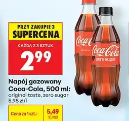Biedronka Napój gazowany Coca-Cola Zero Sugar oferta